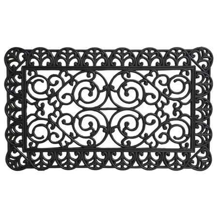 Calloway Mills Doormat, Rubber, Black 103681830